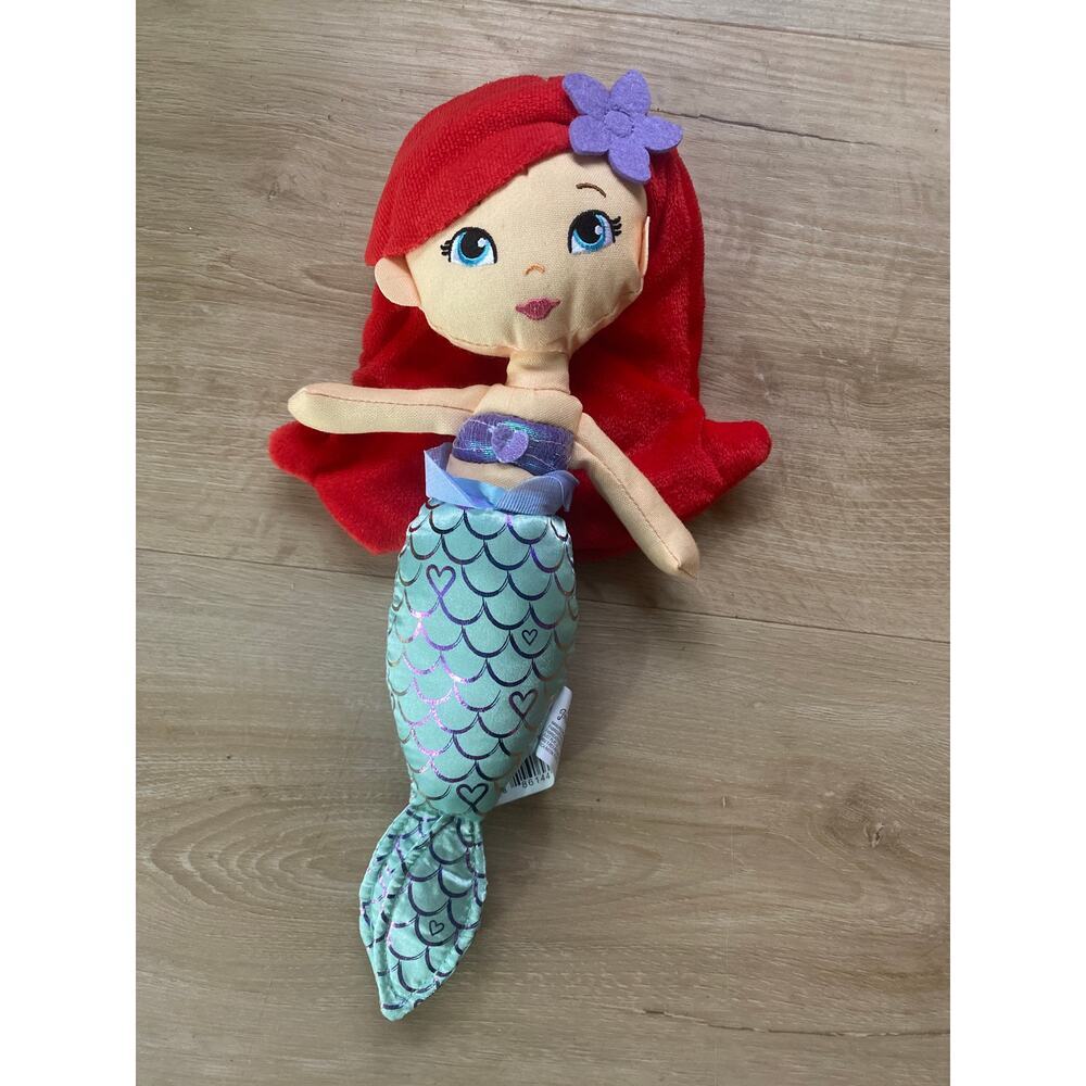 Disney Princess NWOT Ariel The Little Mermaid plush doll 12” novelty - Picture 1 of 3